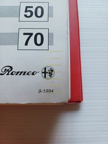 Alfa Romeo 145-146 1994-6 manuale officina Carrozzeria- Climatizzatore originale