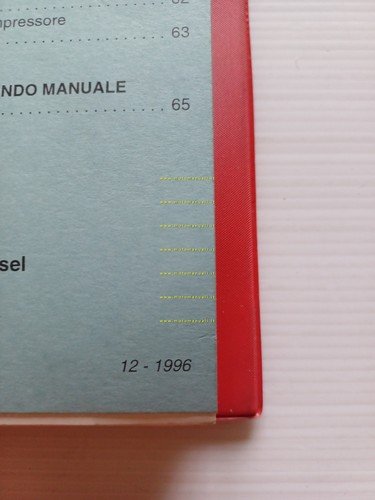 Alfa Romeo 145-146 1994-6 manuale officina Carrozzeria- Climatizzatore originale