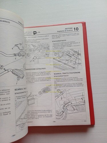Alfa Romeo 145-146 1994-9 manuale officina Car. Tecniche-Motori-Gruppi Mecc Vol1