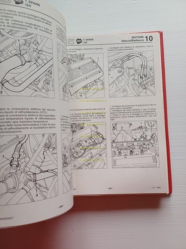 Alfa Romeo 145-146 1994-9 manuale officina Car. Tecniche-Motori-Gruppi Mecc Vol1