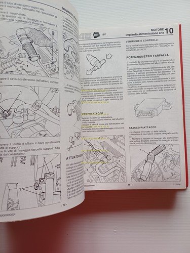 Alfa Romeo 145-146 1994-9 manuale officina Car. Tecniche-Motori-Gruppi Mecc Vol1