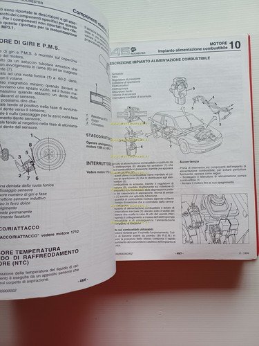 Alfa Romeo 145-146 1994-9 manuale officina Car. Tecniche-Motori-Gruppi Mecc Vol1