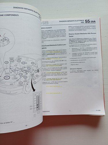 Alfa Romeo 145-146 1996-9 manuale officina Impianto elettrico-Diagnosi vol. III