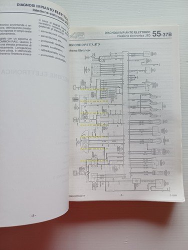 Alfa Romeo 145-146 1996-9 manuale officina Impianto elettrico-Diagnosi vol. III