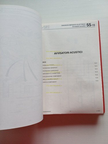 Alfa Romeo 145-146 1996-99 manuale officina Impianto Elettrico - Diagnosi