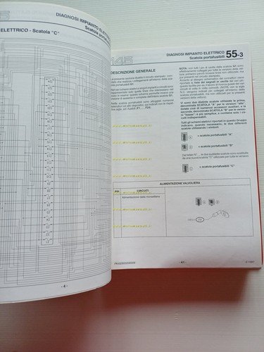 Alfa Romeo 145-146 1996-99 manuale officina Impianto Elettrico - Diagnosi