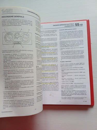Alfa Romeo 145-146 1996-99 manuale officina Impianto Elettrico - Diagnosi