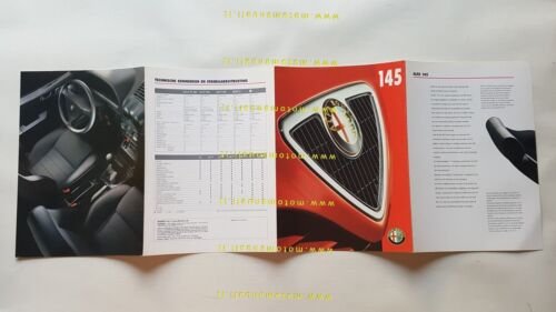 Alfa Romeo 145 1996-7 depliant OLANDESE originale DUTCH text brochure
