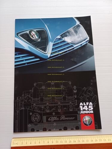 Alfa Romeo 145 Junior 1998 depliant tedesco originale