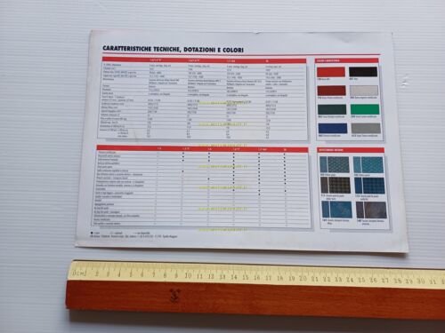 Alfa Romeo 145 modelli 1994-95 depliant originale italiano