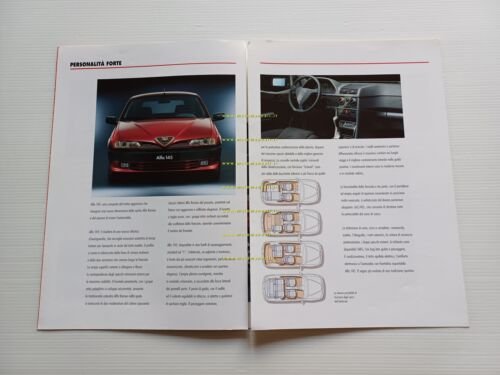 Alfa Romeo 145 modelli 1995 depliant originale italiano