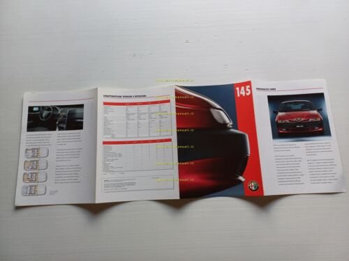 Alfa Romeo 145 modelli 1995 depliant originale italiano