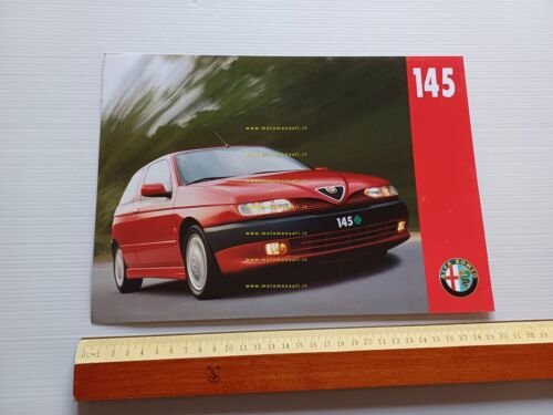 Alfa Romeo 145 modelli 1996-97 depliant originale italiano