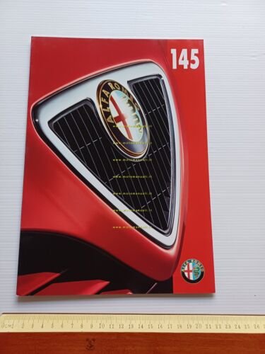 Alfa Romeo 145 modelli 1997-98 depliant originale italiano