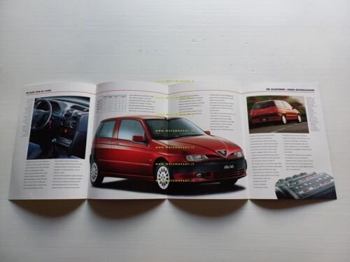 Alfa Romeo 145 modelli 1997-98 depliant originale italiano