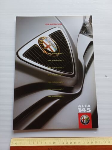 Alfa Romeo 145 modelli 1999 cartella colori+ interni depliant italiano …