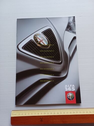 Alfa Romeo 145 modelli 1999 depliant italiano originale