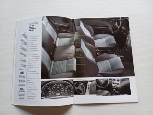 Alfa Romeo 145 modelli 1999 depliant italiano originale