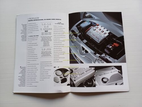 Alfa Romeo 145 modelli 1999 depliant italiano originale