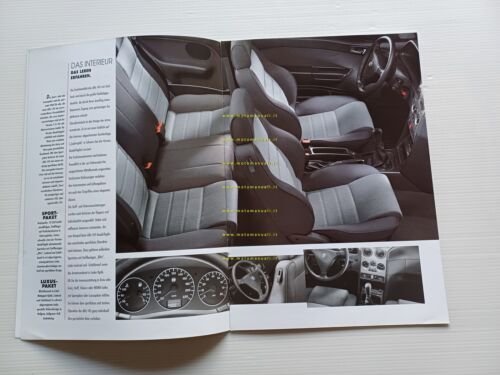 Alfa Romeo 145 modelli 1999 depliant TEDESCO originale