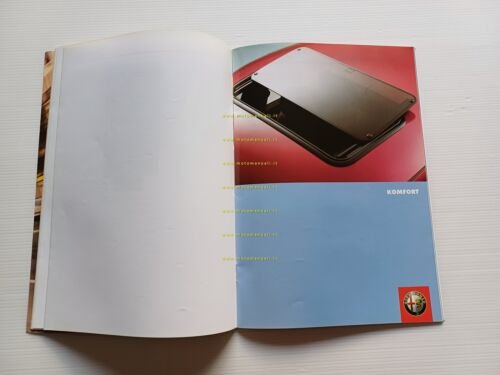 Alfa Romeo 145 Zubehor Accessori 1998 depliant catalogo TEDESCO originale