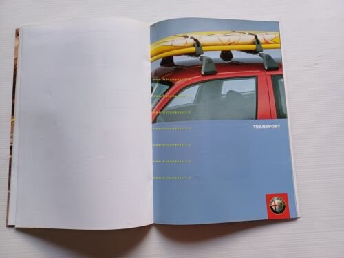 Alfa Romeo 145 Zubehor Accessori 1998 depliant catalogo TEDESCO originale