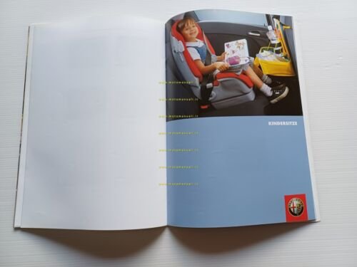 Alfa Romeo 145 Zubehor Accessori 1998 depliant catalogo TEDESCO originale