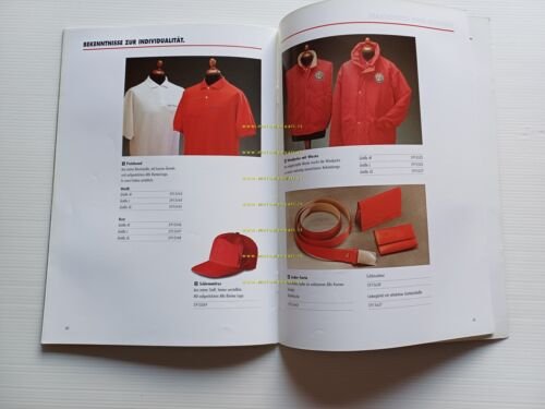 Alfa Romeo 145 Zubehor Accessori 1998 depliant catalogo TEDESCO originale
