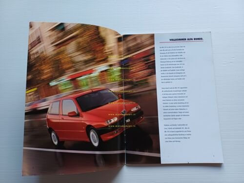 Alfa Romeo 145 Zubehor Accessori 1998 depliant catalogo TEDESCO originale
