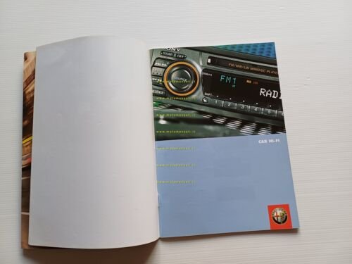 Alfa Romeo 145 Zubehor Accessori 1998 depliant catalogo TEDESCO originale