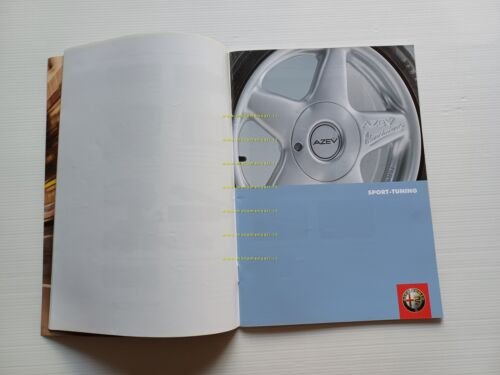 Alfa Romeo 145 Zubehor Accessori 1998 depliant catalogo TEDESCO originale