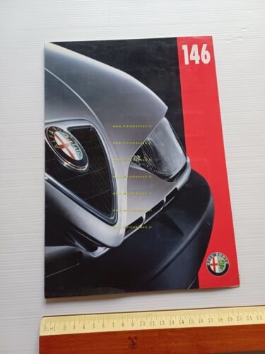 Alfa Romeo 146 modelli 1996-97 cartella colori + interni depliant …