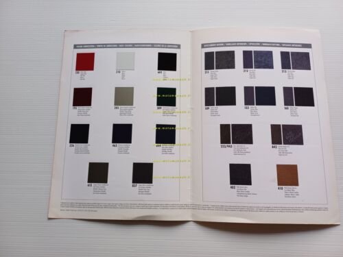 Alfa Romeo 146 modelli 1996-97 cartella colori + interni depliant …