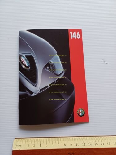 Alfa Romeo 146 modelli 1996 depliant listino TEDESCO originale