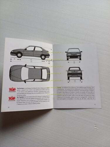 Alfa Romeo 146 modelli 1996 depliant listino TEDESCO originale