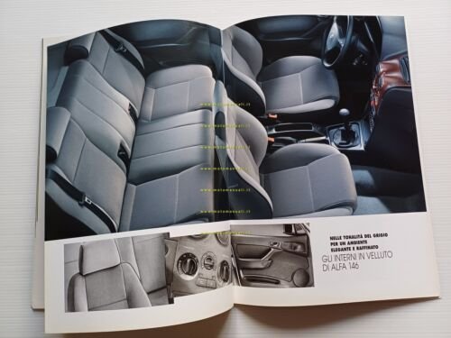 Alfa Romeo 146 modelli 1999 depliant italiano originale
