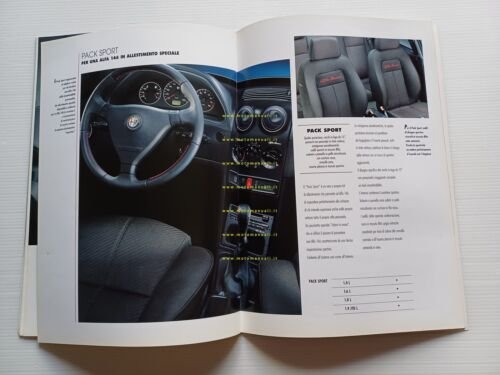 Alfa Romeo 146 modelli 1999 depliant italiano originale