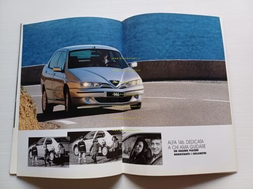 Alfa Romeo 146 modelli 1999 depliant italiano originale