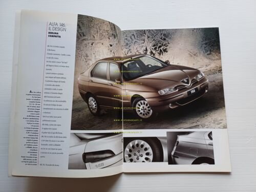 Alfa Romeo 146 modelli 1999 depliant italiano originale