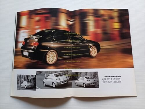 Alfa Romeo 146 modelli 1999 depliant italiano originale