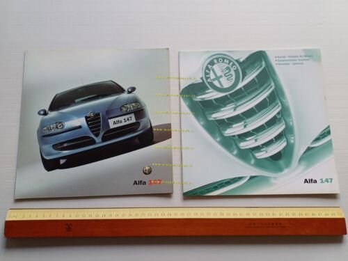 Alfa Romeo 147 modelli 2000 2 depliant italiano