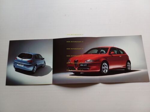 Alfa Romeo 147 modelli 2000 2 depliant italiano