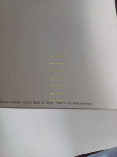 Alfa Romeo 147 modelli 2000 2 depliant italiano