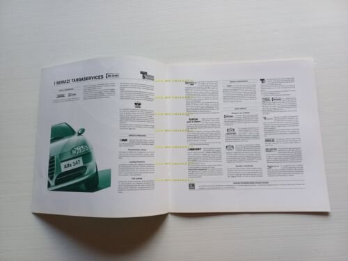 Alfa Romeo 147 modelli 2000 2 depliant italiano