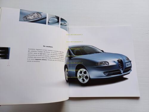 Alfa Romeo 147 modelli 2000 depliant italiano originale