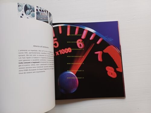 Alfa Romeo 147 modelli 2000 depliant italiano originale