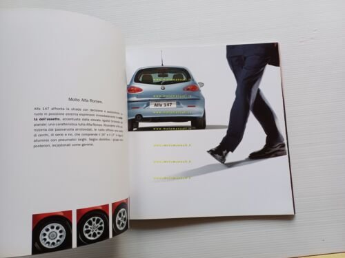 Alfa Romeo 147 modelli 2000 depliant italiano originale