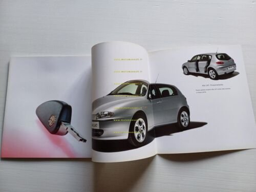 Alfa Romeo 147 modelli 2000 depliant italiano originale