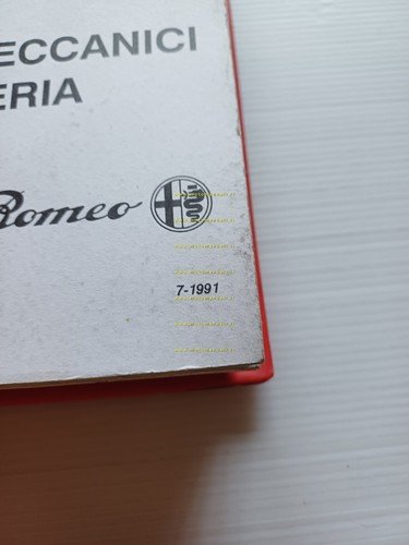 Alfa Romeo 155 1991-94 manuale officina Gruppi Meccanici - Carrozzeria …