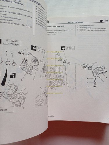Alfa Romeo 155 1991-94 manuale officina Riparazione Tutti Motori originale
